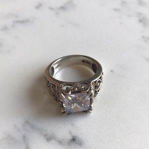 Silpada White topaz ring
